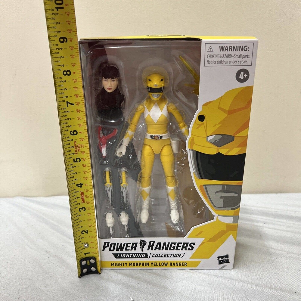 Power Rangers Lightning Collection Mighty Morphin Yellow Ranger Trini Charity FS - Picture 11 of 11